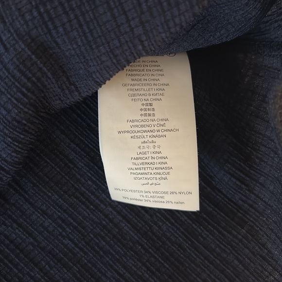 NWT Michael Kors Off the Shoulder Neck Tie Shirt - Picture 4 of 5